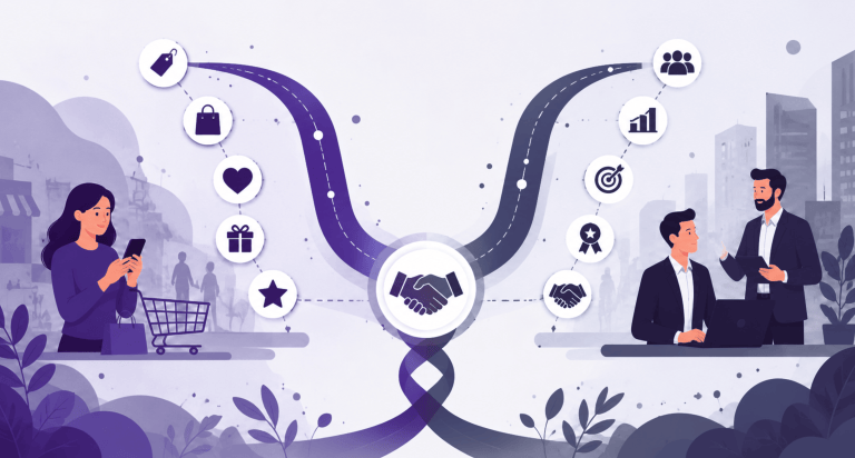 Fidelización B2B vs B2C: ¿las mismas reglas o juegos distintos?